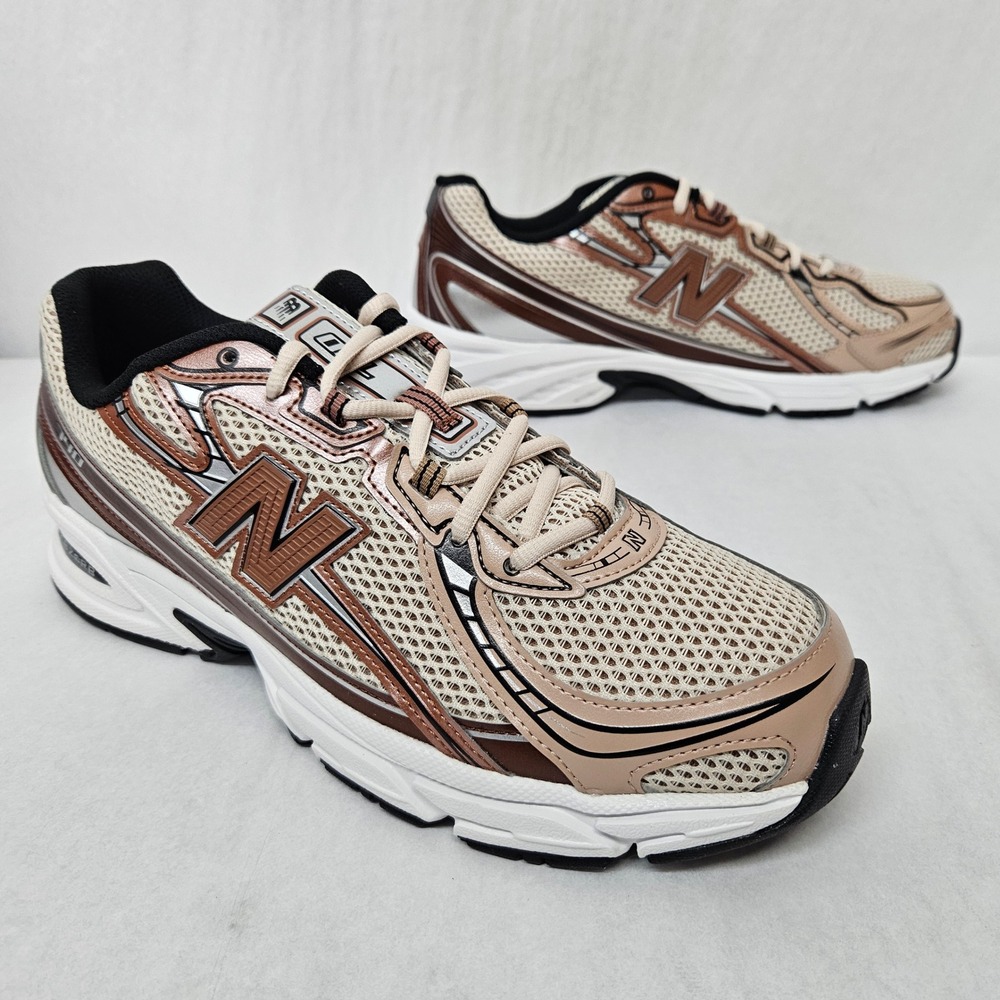 New Balance 740 Running Sneakers Retro U740BB2 Brown Beige Mesh Men's Size 10.5